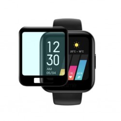 Realme Watch 3D PET+PMMA Cam Ekran Koruyucu (Siyah)