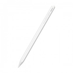 Baseus Smooth Writing Active LED Göstergeli Aktif iPad Tablet Dokunmatik Stylus Kalem (Beyaz)