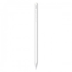 Baseus Smooth Writing Active LED Göstergeli Aktif iPad Tablet Dokunmatik Stylus Kalem (Beyaz)