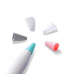 Dux Ducis Apple Pencil İçin Renkli Kalem Ucu 10x (Çok Renkli)