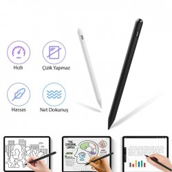 Xpen-3i iPad(2018-2022) Aktif Manyetik Kapasitif Stylus Kalem (Beyaz)