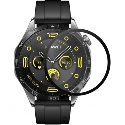 Huawei Watch GT4 41mm PMMA Cam Ekran Koruyucu (Siyah)