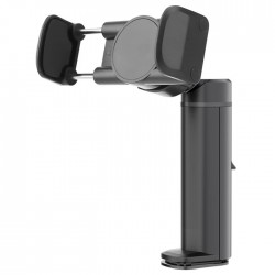 Mini Masa, Koltuk Klipsli Telefon Tutucu Stand (Siyah)