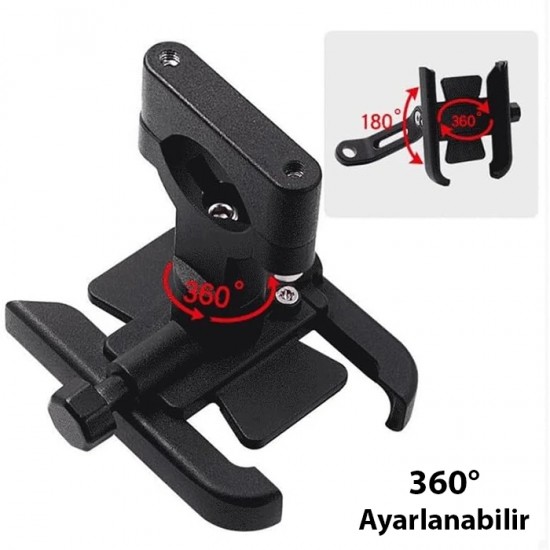 Alüminyum Bisiklet & Motosiklet Gidon Telefon Tutucu Alüminyum Bisiklet & Motosiklet Gidon Telefon Tutucu