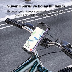 Borofone Gidon Bağlantılı Bisiklet ve Motosiklet Telefon Tutucu