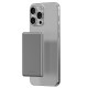 Energea AluPac Mini 5K 5.000 mAh 20W Type-C ve 15W Kablosuz Şarj Çıkışlı PD Hızlı Şarj Magsafe Powerbank (Gri)