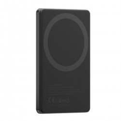 Energea AluPac Mini 5K 5.000 mAh 20W Type-C ve 15W Kablosuz Şarj Çıkışlı PD Hızlı Şarj Magsafe Powerbank (Siyah)