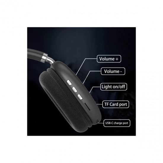 Earldom BH102 Bluetooth 5.0 Kulak Üstü Kablosuz Kulaklık (Siyah)