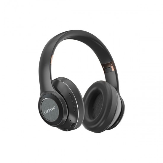 Earldom BH71 Bluetooth 5.0 Katlanabilir Kulak Üstü Kablosuz Kulaklık (Siyah)