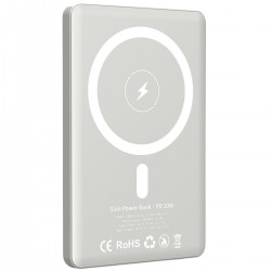URR 5.000 mAh PD 20W UltraSlim Manyetik MagSafe Powerbank (Gri)