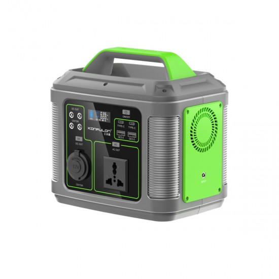 Konfulon CN04 300W 60.000 mAh Taşınabilir Güç İstasyonu - 220V Priz Çıkışlı & 60W PD Hızlı Şarj (Gri)