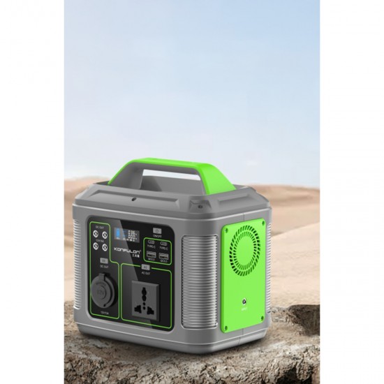 Konfulon CN04 300W 60.000 mAh Taşınabilir Güç İstasyonu - 220V Priz Çıkışlı & 60W PD Hızlı Şarj (Gri)