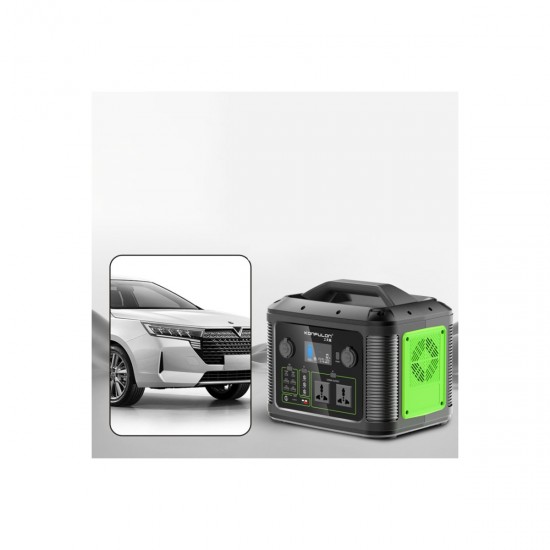 Konfulon CN06 315.000 mAh Taşınabilir Güç Kaynağı - 1200W AC Çıkışlı & 60W PD Hızlı Şarjlı Kamp Ünitesi (Siyah)