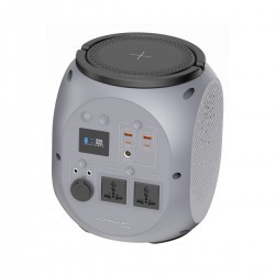 Konfulon CN08 600W 180.000 mAh Taşınabilir Güç Kaynağı & Enerji İstasyonu (Gri)