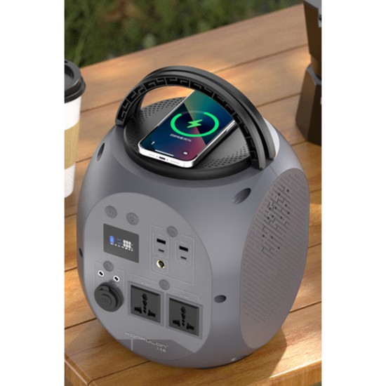Konfulon CN08 600W 180.000 mAh Taşınabilir Güç Kaynağı & Enerji İstasyonu (Gri)