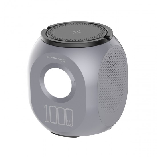 Konfulon CN09 1000W 270.000 mAh Taşınabilir Güç Kaynağı & Enerji İstasyonu (Gri)