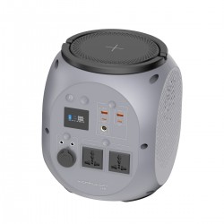 Konfulon CN09 1000W 270.000 mAh Taşınabilir Güç Kaynağı & Enerji İstasyonu (Gri)