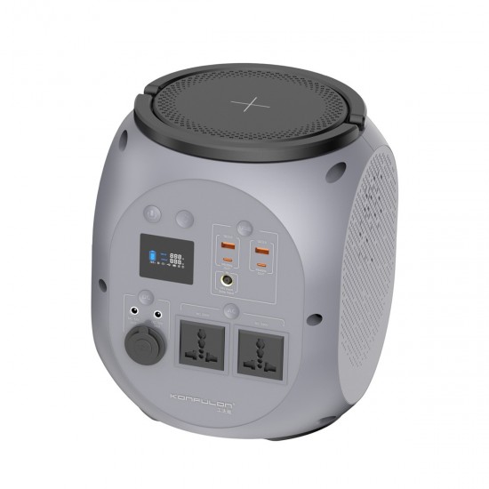Konfulon CN09 1000W 270.000 mAh Taşınabilir Güç Kaynağı & Enerji İstasyonu (Gri)