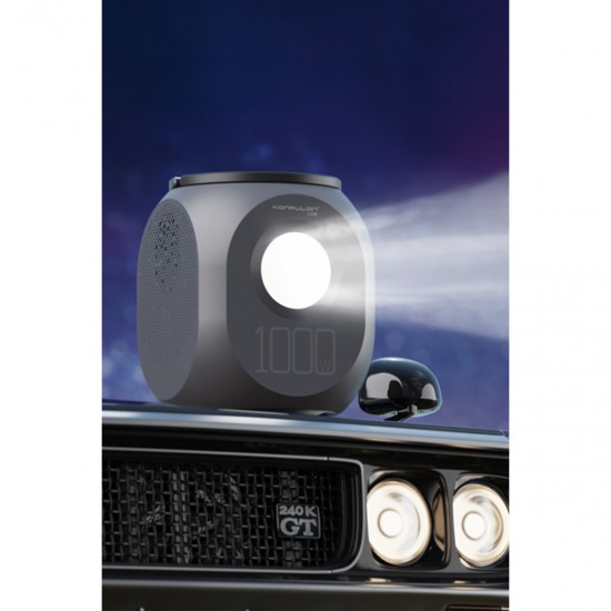 Konfulon CN09 1000W 270.000 mAh Taşınabilir Güç Kaynağı & Enerji İstasyonu (Gri)