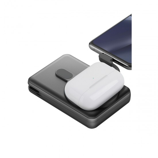Energea MagPac Pro Plus 10.000 mAh Magsafe 15W Kablosuz & PD 20W Hızlı Şarj Powerbank (Siyah)