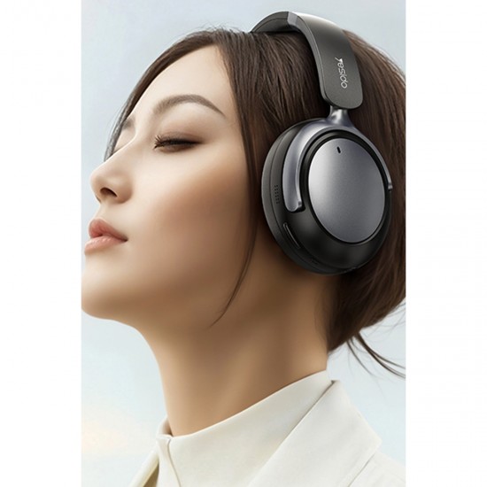 Yesido EP07 Bluetooth 5.3 Hibrit ANC Aktif Gürültü Engelleyici Kablosuz Kulak Üstü Kulaklık (Siyah)