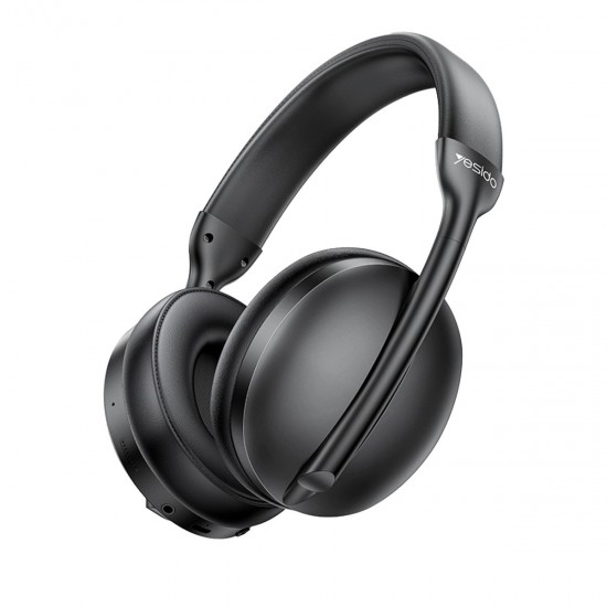 Yesido EP08 Bluetooth 5.3 ANC Aktif Gürültü Engelleyici Kablosuz Kulak Üstü Kulaklık (Siyah)