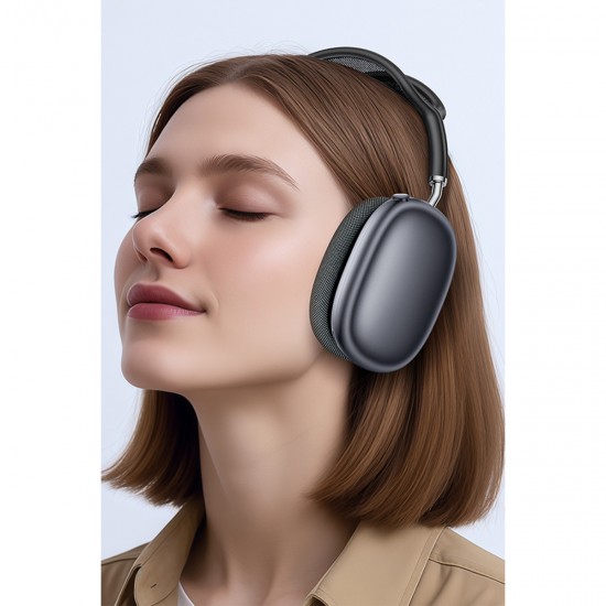 Yesido EP14 Bluetooth 5.4 Manyetik Modüler Tasarımlı Kablosuz Kulak Üstü Kulaklık (Siyah)