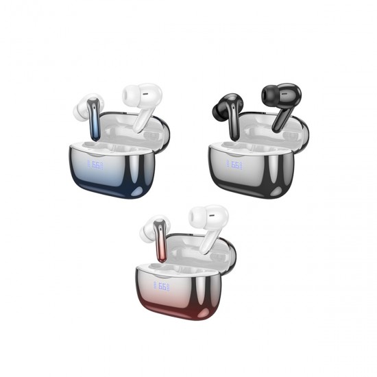 Hoco EQ16 Bluetooth 5.3 ANC + ENC Aktif Gürültü Engelleyici TWS Kulaklık (Kırmızı)