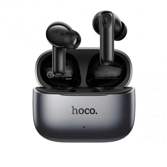 Hoco EQ27 Fun Bluetooth 5.4 AI Çeviri Destekli ANC TWS Kulaklık (Gri)