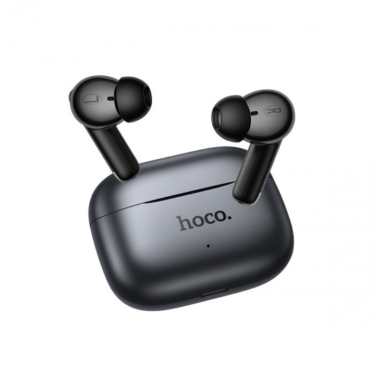 Hoco EQ27 Fun Bluetooth 5.4 AI Çeviri Destekli ANC TWS Kulaklık (Gri)