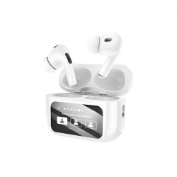 Hoco EW72 Bluetooth 5.4 Dijital Dokunmatik Ekranlı ANC TWS Kulaklık (Beyaz)