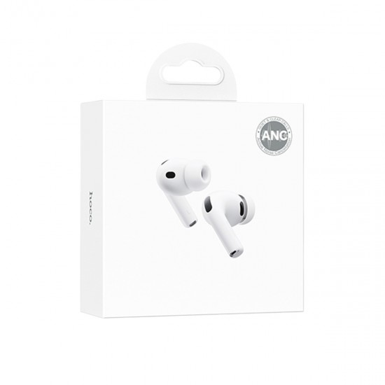 Hoco EW97 Bluetooth 6.0 ANC Aktif Gürültü Engelleyici Transparan Mod TWS Kulaklık (Beyaz)