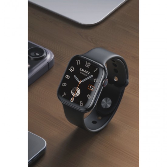 Yesido IO39 S10 2.01inç HD Dokunmatik Ekran BT Arama Destekli Wireless Şarjlı Akıllı Saat (Siyah)