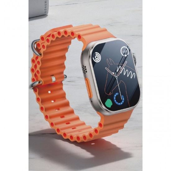 Yesido IO40 U2 2.01inç HD Dokunmatik Ekran BT Arama Destekli Wireless Şarjlı Akıllı Saat (Gold)