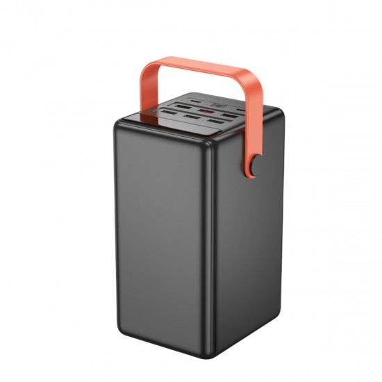 Hoco J142 Surpass 100.000 mAh 22.5W PD 20W 7 Portlu Enerji İstasyonu (Siyah)