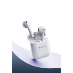 Yesido JB20 Bluetooth 5.3 Hi-Fi Ses Destekli Ultra Hafif Kablosuz Kulaklık (Beyaz)
