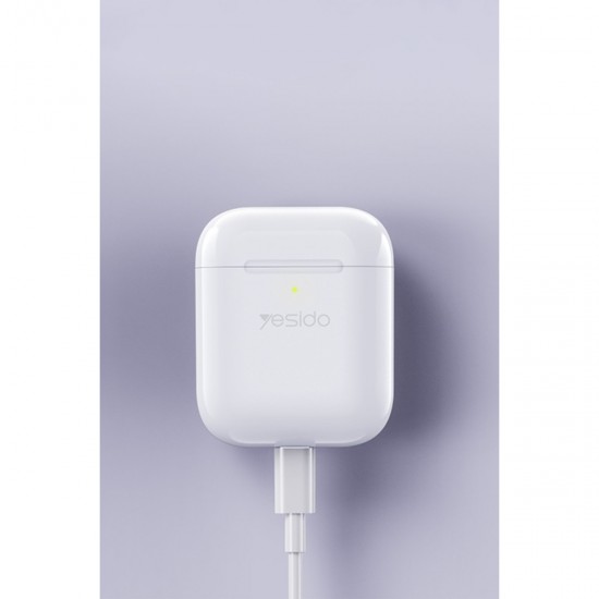 Yesido JB20 Bluetooth 5.3 Hi-Fi Ses Destekli Ultra Hafif Kablosuz Kulaklık (Beyaz)