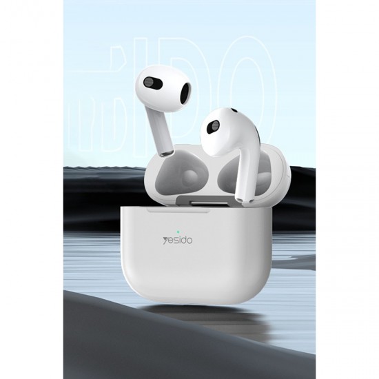 Yesido JB22 Bluetooth 5.3 Hi-Fi Ses Destekli Kablosuz Airpods Kulaklık (Beyaz)