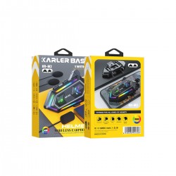 Karler Bass KRM2 IPX6 Su Geçirmez RGB Motosiklet Bluetooth Kask Kulaklığı