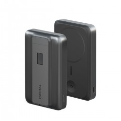 Energea MagPac Pro 35s 10.000 mAh 35W Type-C Dahili Kablolu 15W Qi2 Telefon Saat Magsafe Powerbank (Siyah)