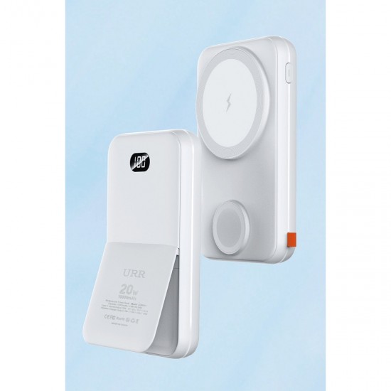 URR Multipurpose 10.000 mAh PD 20W Akıllı Saat Şarjlı MagSafe Powerbank (Siyah)