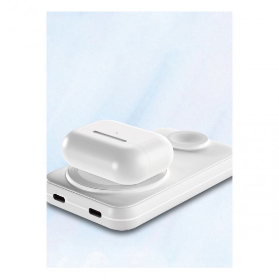 URR Multipurpose 10.000 mAh PD 20W Akıllı Saat Şarjlı MagSafe Powerbank (Siyah)