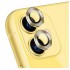 iPhone 12 / iPhone 12 Mini /iPhone 11 Uyumlu Alüminyum Seri Kamera Lens Koruyucu (Gold)