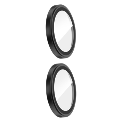 iPhone 13 / 13 Mini Uyumlu Alüminyum Seri Kamera Lens Koruyucu (Siyah)