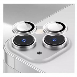 iPhone 13 / 13 Mini Uyumlu Alüminyum Seri Kamera Lens Koruyucu (Gri)