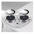 iPhone 13 / 13 Mini Uyumlu Alüminyum Seri Kamera Lens Koruyucu (Gri)
