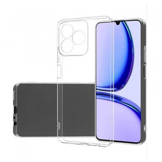 Realme C53 Lux Seri Kamera Korumalı Premium Şeffaf Silikon Kılıf