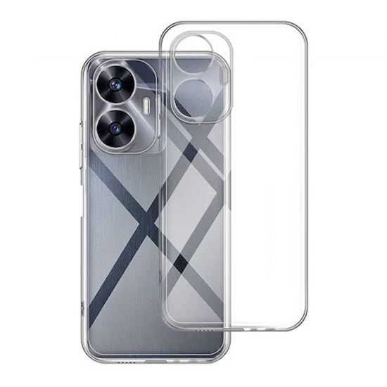 Realme C55 Lux Seri Kamera Korumalı Premium Şeffaf Silikon Kılıf