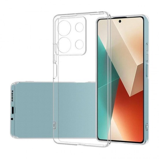 Xiaomi Redmi Note 13 4G Lux Seri Kamera Korumalı Premium Şeffaf Silikon Kılıf