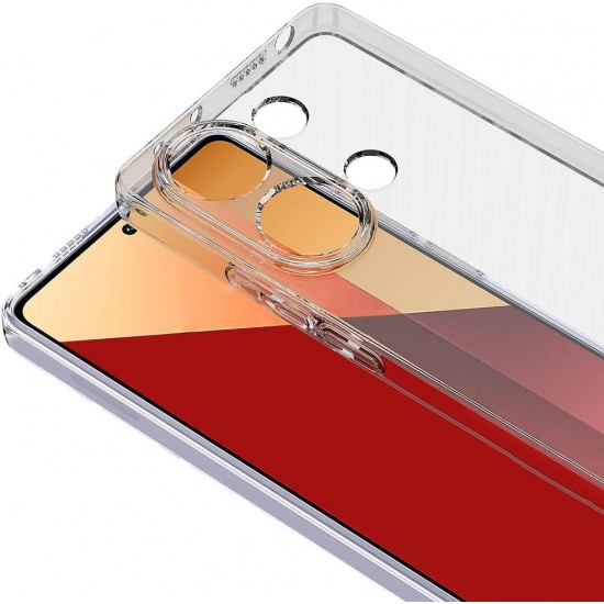 Xiaomi Redmi Note 13 Pro 4G Lux Seri Kamera Korumalı Premium Şeffaf Silikon Kılıf
